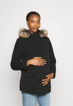 ONLY MATERNITY Donna Parka - Black