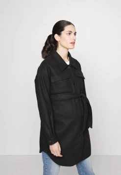 ONLY MATERNITY Donna OLMDAWN SHACKET - Cappotto Classico - Black