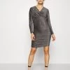 ONLY MATERNITY Donna OLMDARLING WRAP GLITTER DRESS - Vestito Estivo - Black