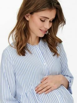 ONLY MATERNITY Donna 3/4-ÄRMELIGES - Abito A Camicia - Cloud Dancer -Negozio al dettaglio ONLY MATERNITY 77804da29ede4e9c9ebef4d4c5f481b2