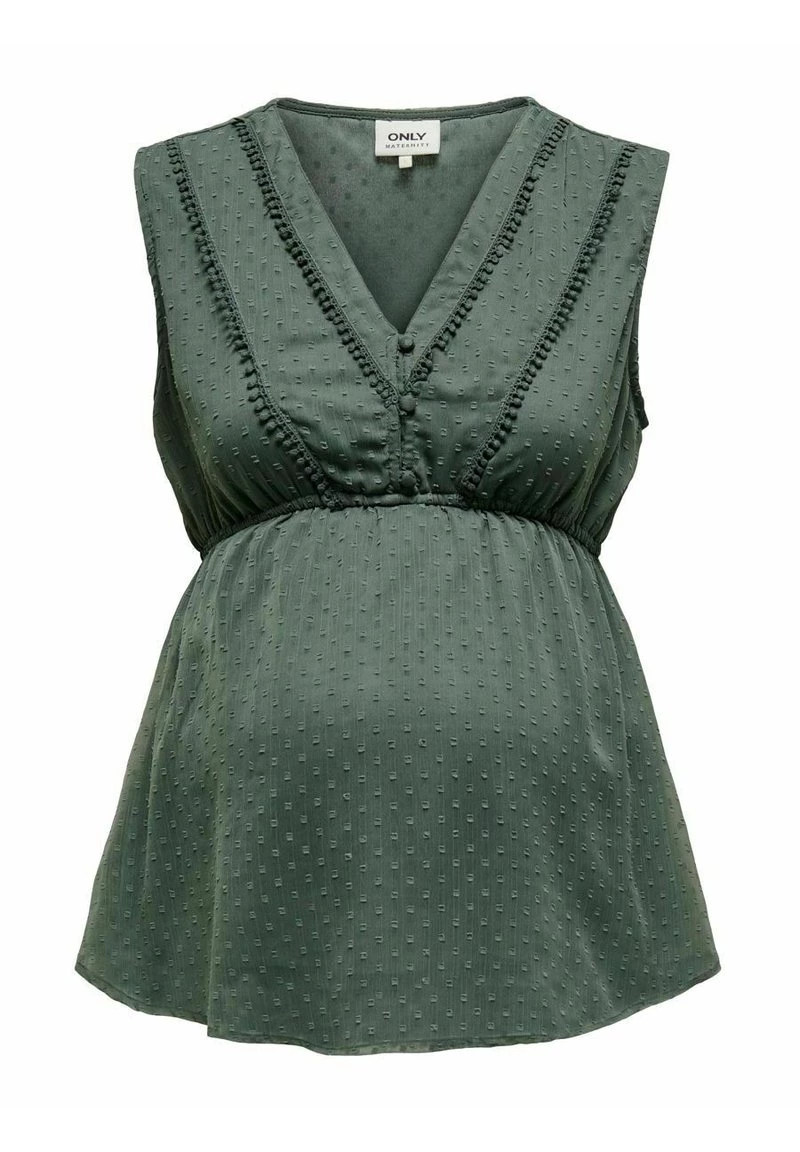 ONLY MATERNITY Donna ÄRMELLOS - Camicetta - Balsam Green 9 ONLY MATERNITY Donna ÄRMELLOS - Camicetta - Balsam Green - immagine 7