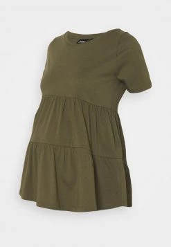 ONLY MATERNITY Donna OLMAYCA PEPLUM - T-shirt Basic - Kalamata