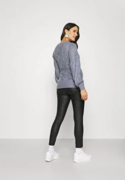 ONLY MATERNITY Donna OLMKENDELL COATED - Pantaloni - Black -Negozio al dettaglio ONLY MATERNITY 7f6ffb122d0b418692817e080c8da6c4