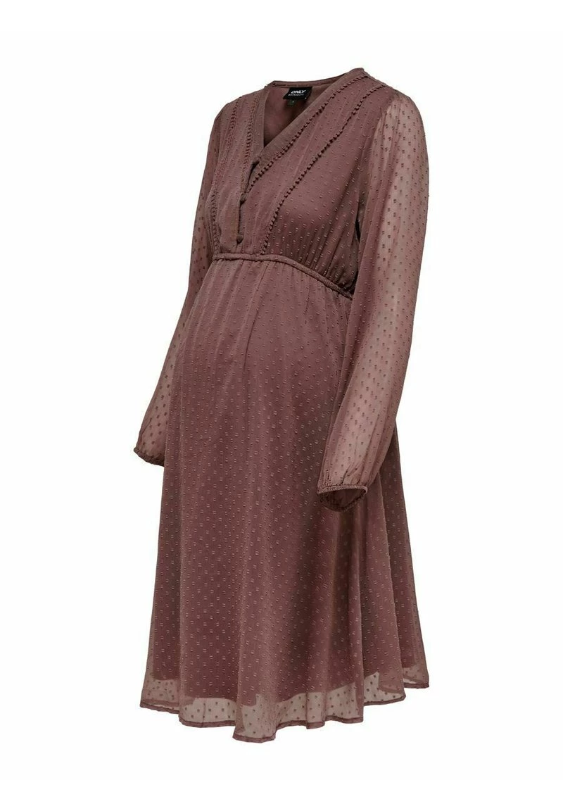 ONLY MATERNITY Donna OLMBETTINA LIFE DOT - Vestito Elegante - Rose Taupe 5 ONLY MATERNITY Donna OLMBETTINA LIFE DOT - Vestito Elegante - Rose Taupe - immagine 3