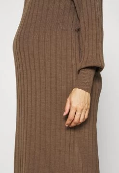 ONLY MATERNITY Donna OLMNEW TESSA MIDI V NECK DRESS - Abito In Maglia - Chestnut Melange -Negozio al dettaglio ONLY MATERNITY 8102ca9360d8463b81c85991d9dc8453