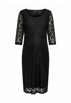 ONLY MATERNITY Donna KLEID SPITZE - Vestito Lungo - Black