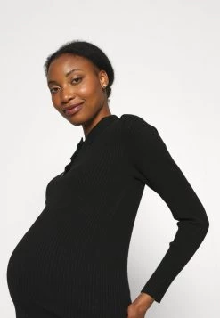 ONLY MATERNITY Donna OLMSARAH POLO - Maglione - Black -Negozio al dettaglio ONLY MATERNITY 8436b67910ad40f9bd27a16fc7ccff92