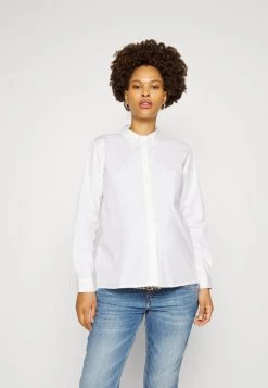 ONLY MATERNITY Donna OLMFREDDY HIGH LOW - Camicia - Bright White