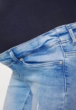 ONLY MATERNITY Donna OLMBLUSH LIFE RAW - Jeans Slim Fit - Light Blue Denim -Negozio al dettaglio ONLY MATERNITY 8766f220b37c46308d55e23f09e28d61