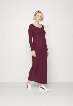 ONLY MATERNITY Donna OLMNELLA LONG DRESS - Vestito Di Maglina - Winetasting