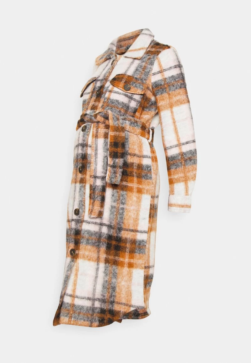 ONLY MATERNITY Donna OLMDAVINA LONG BELTED SHACKET - Cappotto Classico - Black 3 ONLY MATERNITY Donna OLMDAVINA LONG BELTED SHACKET - Cappotto Classico - Black