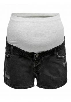 ONLY MATERNITY Donna Shorts Di Jeans - Black Denim