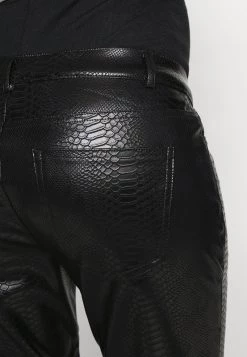 ONLY MATERNITY Donna OLMASHLEY SNAKE PANT - Pantaloni - Black -Negozio al dettaglio ONLY MATERNITY 907b81293c5442fc8dd250adce02b97f