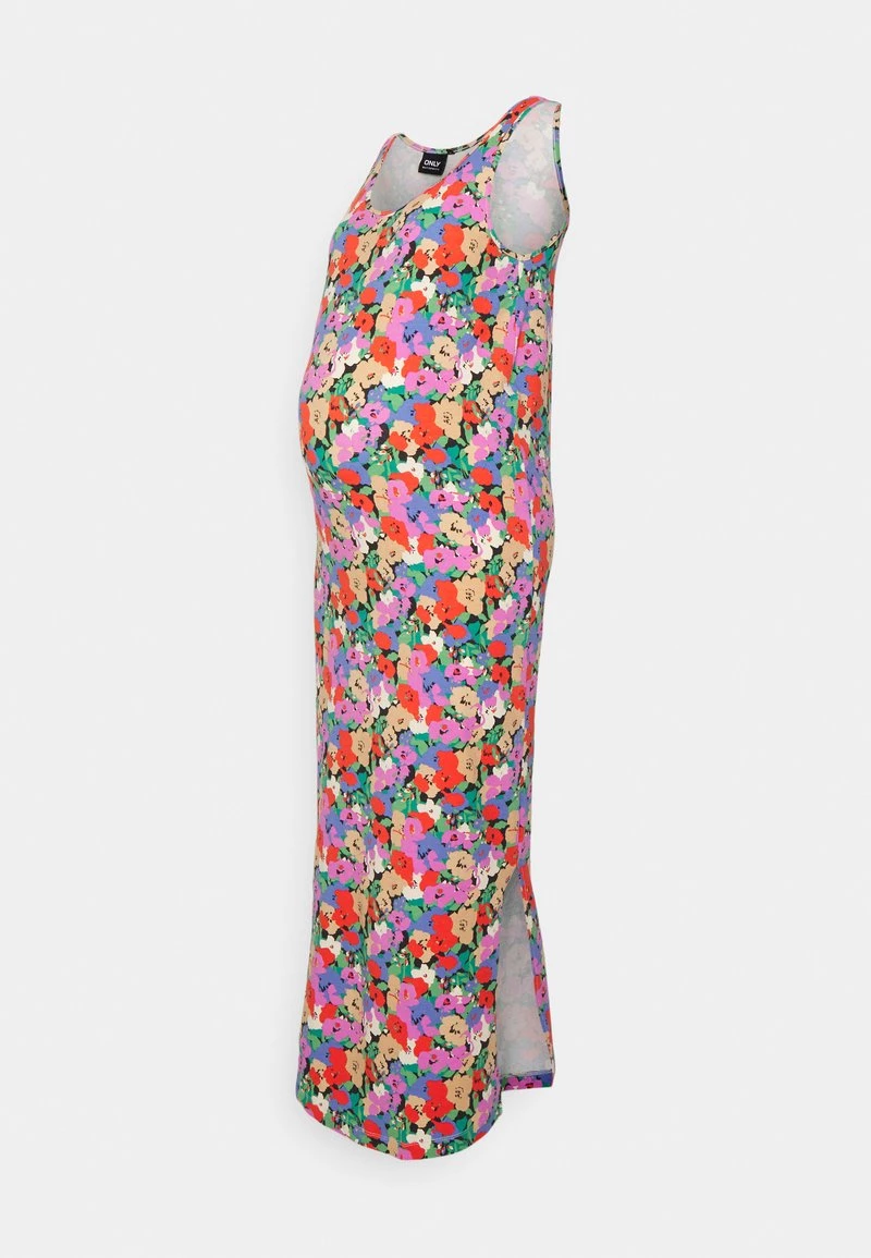 ONLY MATERNITY Donna OLMCAROLA SLIT DRESS - Vestito Di Maglina - Fiery Red 7 ONLY MATERNITY Donna OLMCAROLA SLIT DRESS - Vestito Di Maglina - Fiery Red - immagine 5