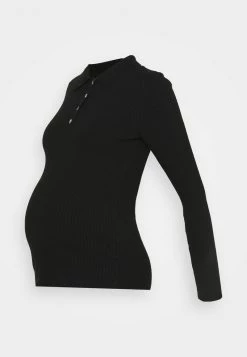 ONLY MATERNITY Donna OLMSARAH POLO - Maglione - Black -Negozio al dettaglio ONLY MATERNITY 94c3b274e89443c8a9d8efb389a457a0