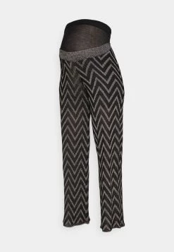 ONLY MATERNITY Donna OLMGLITZ LIFE PANTS - Pantaloni - Black -Negozio al dettaglio ONLY MATERNITY 95cbb432438a4577855597b5cca72502