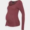 ONLY MATERNITY Donna OLMBALOO SWEET HEART - Maglione - Rose Brown