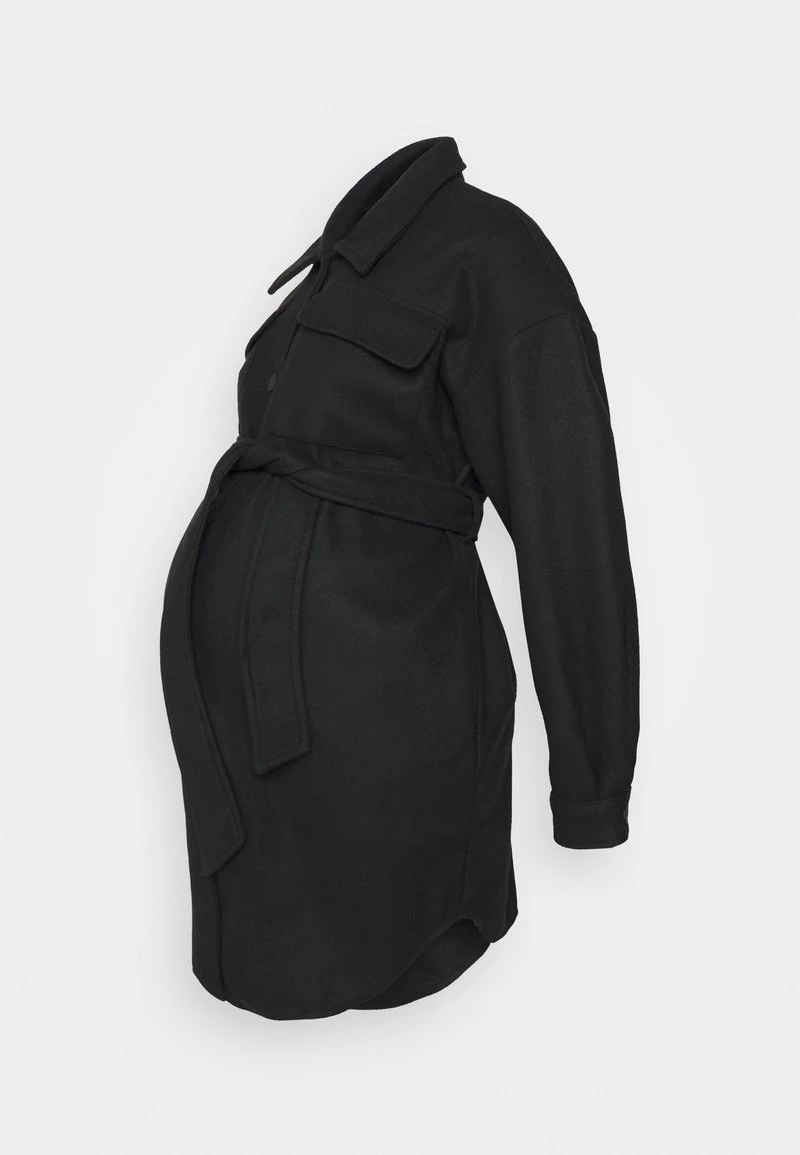 ONLY MATERNITY Donna OLMDAWN SHACKET - Cappotto Classico - Black 9 ONLY MATERNITY Donna OLMDAWN SHACKET - Cappotto Classico - Black - immagine 7