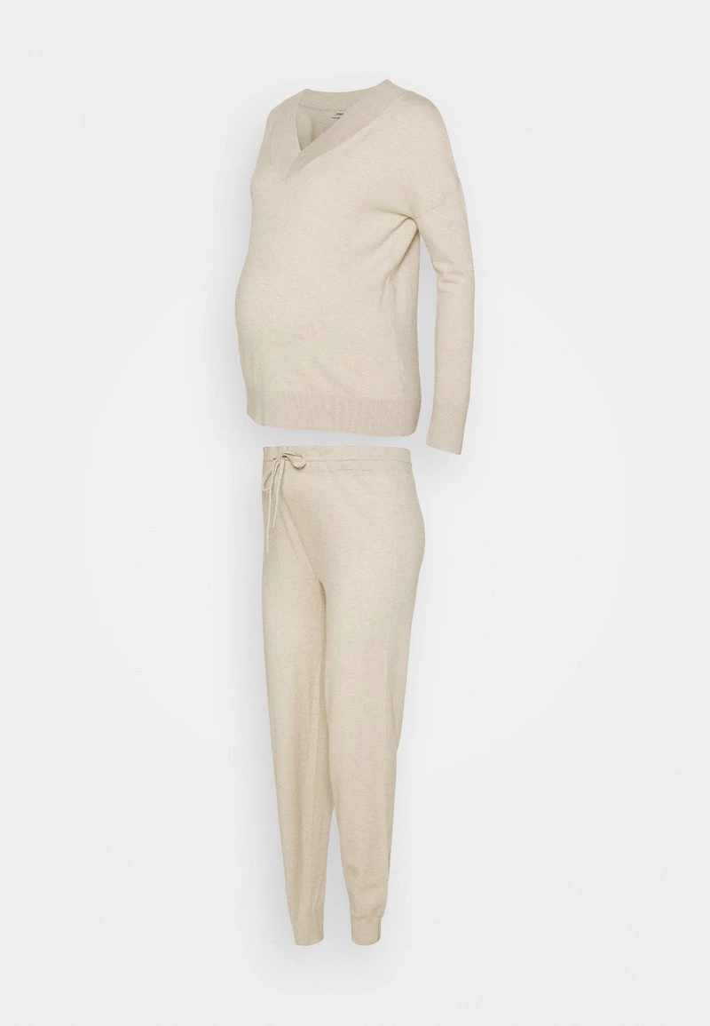 ONLY MATERNITY Donna OLMCOZY SET - Maglione - Stone 3 ONLY MATERNITY Donna OLMCOZY SET - Maglione - Stone