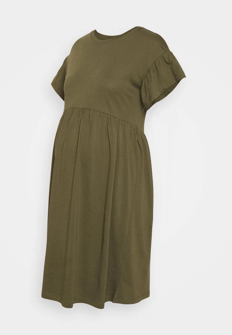 ONLY MATERNITY Donna OLMMAY NEW LIFE CUTLINE DRESS - Vestito Di Maglina - Olive Night 7 ONLY MATERNITY Donna OLMMAY NEW LIFE CUTLINE DRESS - Vestito Di Maglina - Olive Night - immagine 5