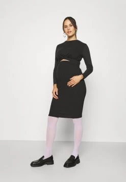 ONLY MATERNITY Donna OLMFREE LIFE TWIST - Maglietta A Manica Lunga - Black