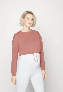 ONLY MATERNITY Donna OLMEVERY LIFE STRING O NECK - Felpa - Burlwood