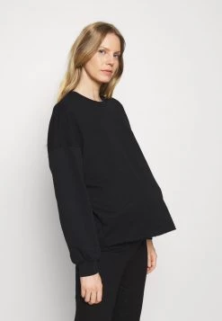 ONLY MATERNITY Donna OLMMONROE LIFE O NECK - Felpa - Black