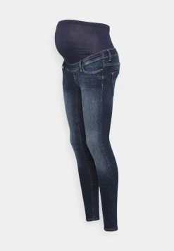 ONLY MATERNITY Donna OLMSHAPE REG - Jeans Skinny Fit - Dark Blue Denim