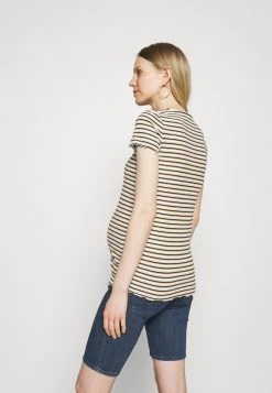 ONLY MATERNITY Donna OLMEMMA STRIPE - T-shirt Con Stampa - Cloud Dancer/blue/yellow -Negozio al dettaglio ONLY MATERNITY b7cccda033f345b4b3ad80b39bb04731