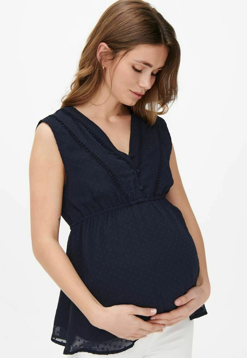 ONLY MATERNITY Donna ÄRMELLOS - Camicetta - Dark Blue 3 ONLY MATERNITY Donna ÄRMELLOS - Camicetta - Dark Blue