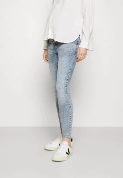 ONLY MATERNITY Donna OLMPAOLA LIFE SKINNY - Jeans Skinny Fit - Light Blue Denim