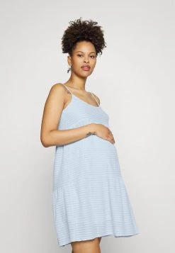 ONLY MATERNITY Donna OLMLONDON STRAP DRESS - Vestito Estivo - Blue