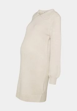 ONLY MATERNITY Donna OLMLEXA COLLAR DRESS - Abito In Maglia - Pumice Stone -Negozio al dettaglio ONLY MATERNITY c5c9e495f15b4581a9f77c5ee08bafc7