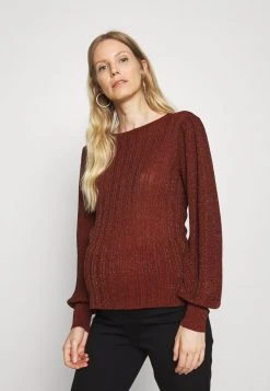 ONLY MATERNITY Donna OLMMAGGI PULLOVER - Maglione - Black Glitter