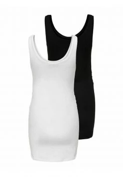 ONLY MATERNITY Donna OLMLOVELY LIFE LONG 2 PACK - Top - Black -Negozio al dettaglio ONLY MATERNITY cb5e1a3bf8014deab526c4d4a63ef5c0