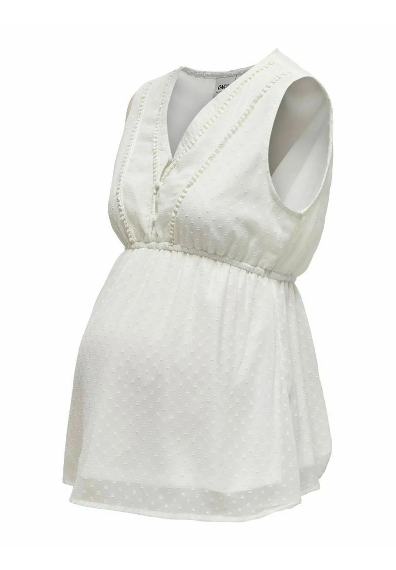 ONLY MATERNITY Donna ÄRMELLOS - Camicetta - White 8 ONLY MATERNITY Donna ÄRMELLOS - Camicetta - White - immagine 6