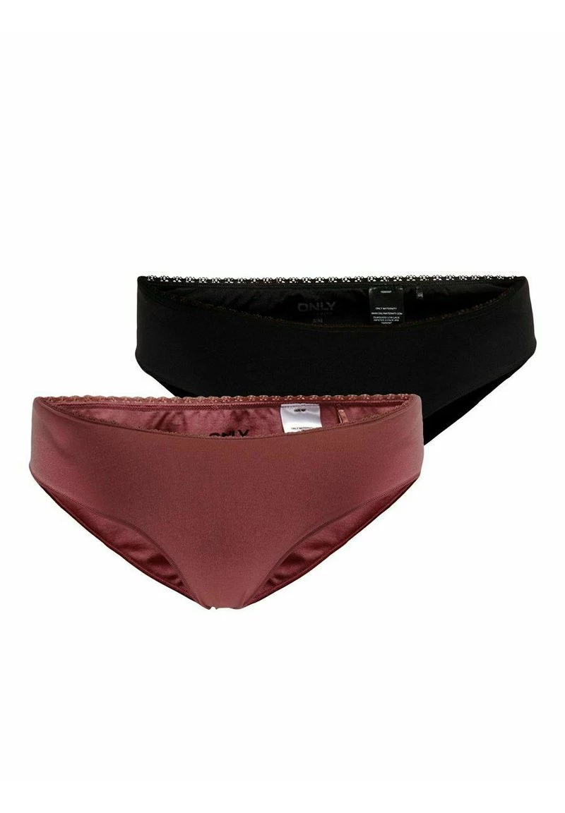 ONLY MATERNITY Donna 2 PACK - Slip - Black 3 ONLY MATERNITY Donna 2 PACK - Slip - Black