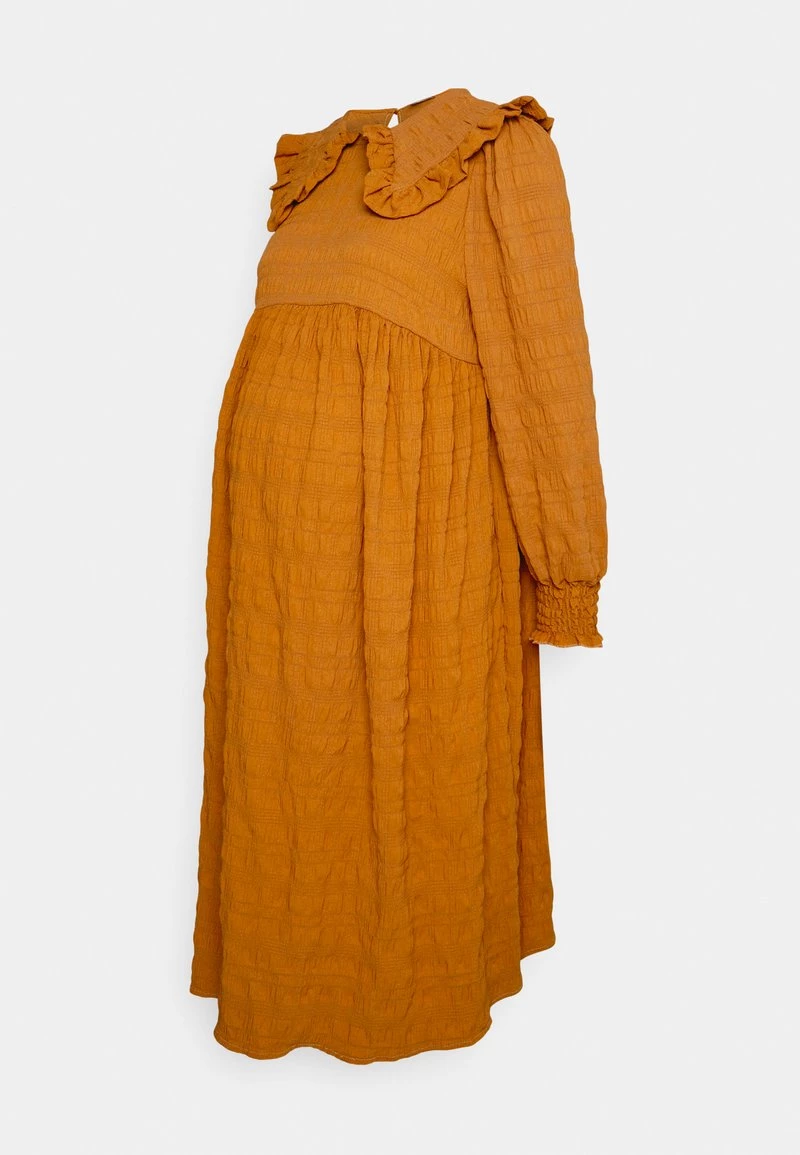 ONLY MATERNITY Donna OLMPOWER COLLAR DRESS - Vestito Estivo - Lion 7 ONLY MATERNITY Donna OLMPOWER COLLAR DRESS - Vestito Estivo - Lion - immagine 5