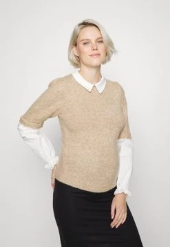 ONLY MATERNITY Donna OLMKATIE - Maglione - Toasted Coconut