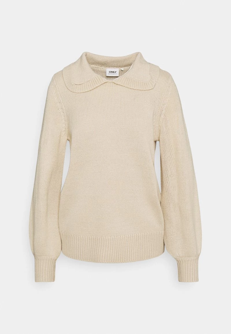 ONLY MATERNITY Donna OLMLEXA COLLAR - Maglione - Pumice Stone 7 ONLY MATERNITY Donna OLMLEXA COLLAR - Maglione - Pumice Stone - immagine 5