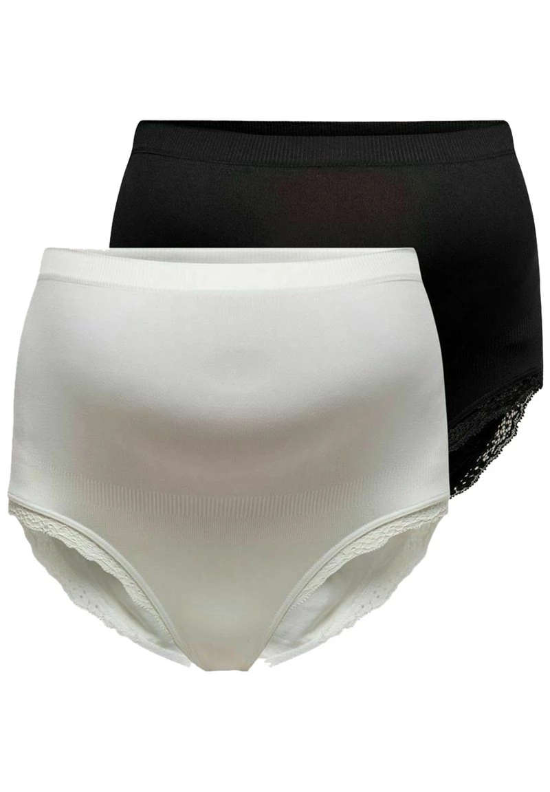 ONLY MATERNITY Donna 2 PACK - Slip - Black 3 ONLY MATERNITY Donna 2 PACK - Slip - Black