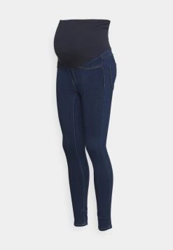 ONLY MATERNITY Donna OLMRAIN LIFE REG - Jeggings - Dark Blue Denim