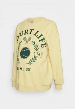 ONLY MATERNITY Donna OLMCAMILLA OVERSIZE O NECK - Felpa - Straw