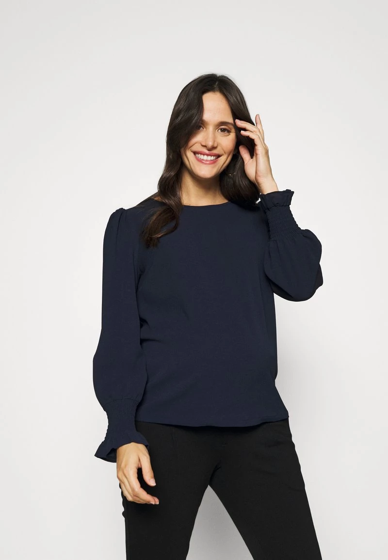 ONLY MATERNITY Donna OLMNOVA LUX IDA SMOCK SOLID - Camicetta - Night Sky 3 ONLY MATERNITY Donna OLMNOVA LUX IDA SMOCK SOLID - Camicetta - Night Sky