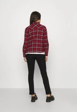 ONLY MATERNITY Donna OLMSANDRAPOCKET LIFE CHECK - Camicetta - Red Ochre -Negozio al dettaglio ONLY MATERNITY efe048c96eb54c4dbb7174da0877d371