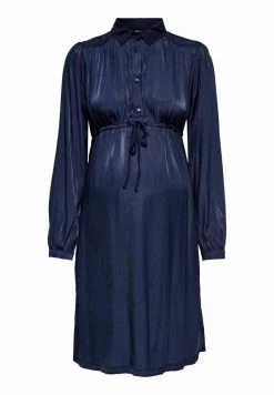 ONLY MATERNITY Donna LANGARM - Abito A Camicia - Evening Blue -Negozio al dettaglio ONLY MATERNITY f6111817770d40a6bc70775bf0b93c18
