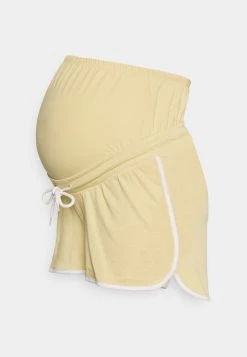 ONLY MATERNITY Donna OLMKOA PIPING - Shorts - Straw