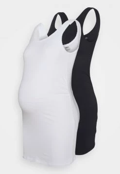 ONLY MATERNITY Donna OLMLOVELY LIFE LONG 2 PACK - Top - Night Sky/night Sky/white